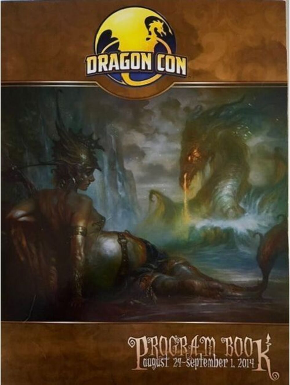 Dragon Con 2014 Program Book Lot Julie Bell Cover Art SciFi Souvenir Bundle